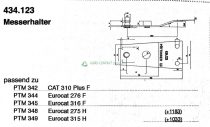 Pöttinger CAT Eurocat fűkasza késtartó