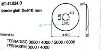   Eredeti ,gyári Pöttinger Terradisc  tárcsa alkatrész tárcsalap