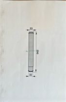 Pöttinger vetőgép vetőcső L=290