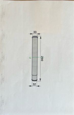 Pöttinger vetőgép vetőcső L=290