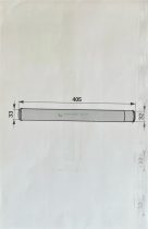 Pöttinger vetőgép vetőcső L=405